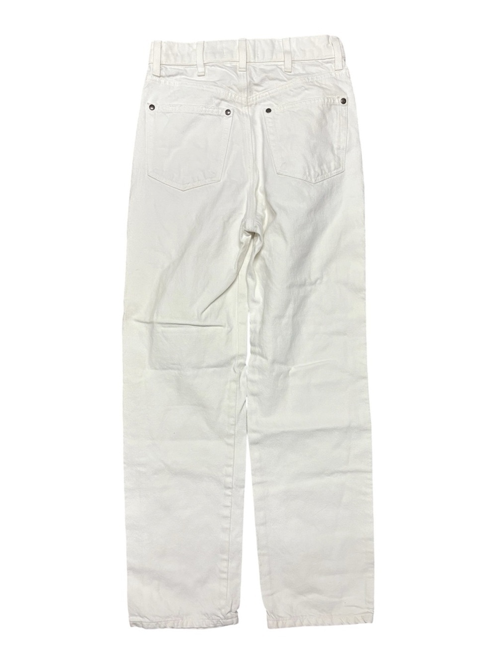 Reformation Cowboy High Rise Straight Organic Cotton Distressed Jeans Size 24 - Picture 4 of 4